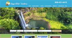 Desktop Screenshot of kauaicondovacations.com